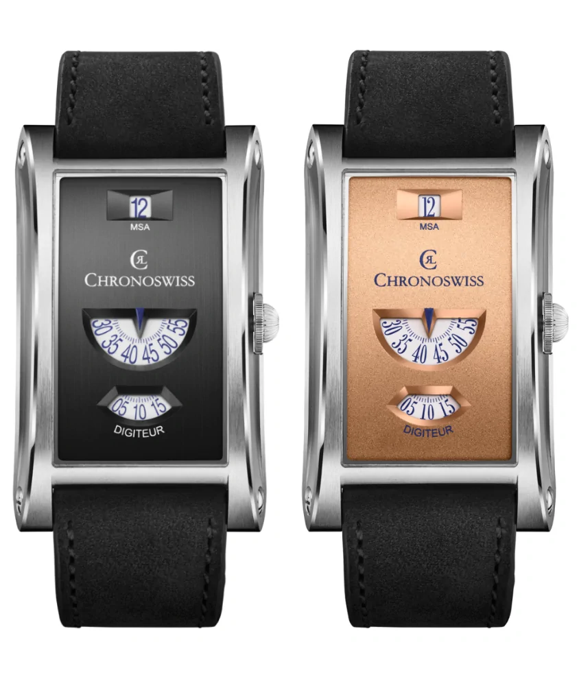 Chronoswiss Neo Digiteur Granit Stainless Steel Watch