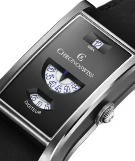 Chronoswiss Neo Digiteur Granit Stainless Steel Watch