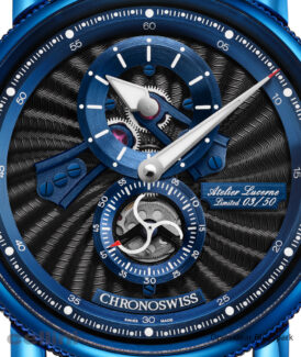 Chronoswiss Open Gear BlueSpark Men's Watch