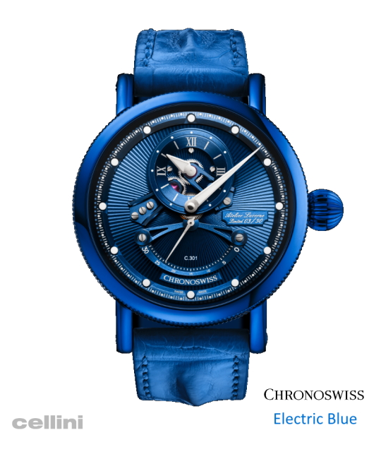 Chronoswiss - Open Gear ELECTRIC BLUE 6926-BLSI