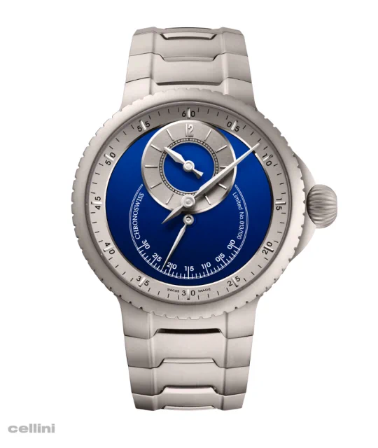 Chronoswiss PULSE ONE BLUE CH-6823T-BLS titanium watch