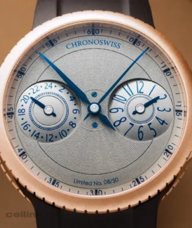 Chronoswiss - Pulse GMT Frosted Guilloche Gold -Ch-4221RM-GR Gold Watch