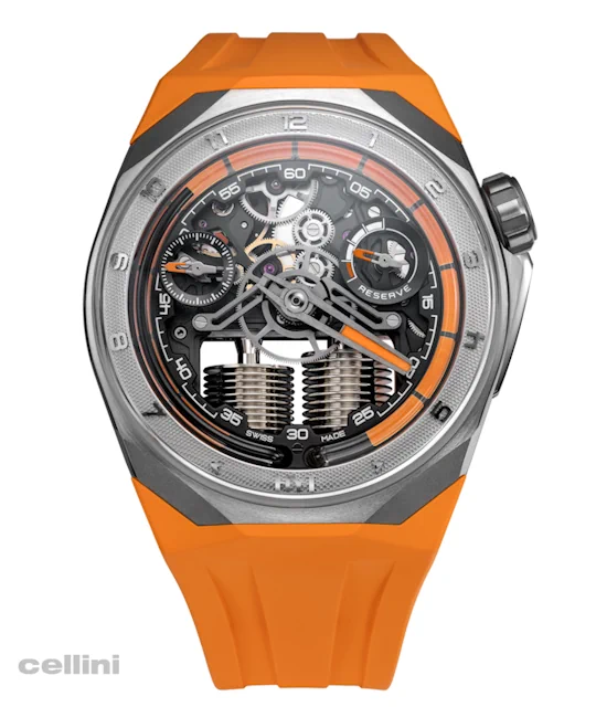 Chronoswiss S1 Titanium Orange Millesime Watch