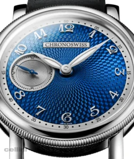 Chronoswiss SMALL SECOND Blue Orbit CH-8023.2-BLSI Stainless Steel Watch