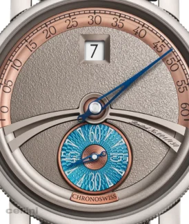 Chronoswiss Delphis Art Deco Titanium Watch