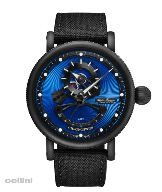 Chronoswiss_Open Gear Resec Blue on Black - CH-6925M-EBBK watch