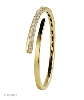 Crivelli Braclet Yellow Gold 2 row Diamond 4358NS_