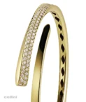Crivelli Braclet Yellow Gold 2 row Diamond 4358NS_