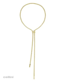 Crivelli - Necklace Yellow Gold And Diamond Bolo 5789NS