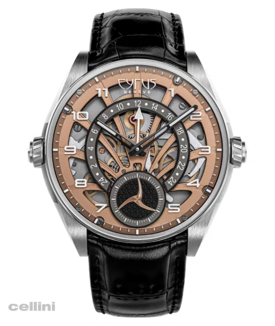 Cyrus Dominion GMT Titanium Watch