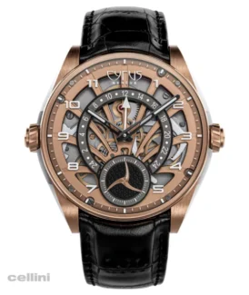 Cyrus Dominion GMT Rose Gold Watch