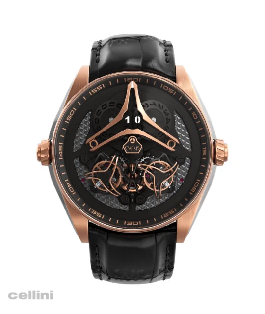 Cyrus Etheral Twin Orbital Tourbillon Rose Gold Watch