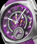 Cyrus - Klepcys GMT Royal Purple retrograde watch