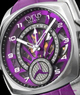 Cyrus - Klepcys GMT Royal Purple retrograde watch
