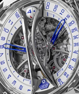 Cyrus Klepcys Vertical Tourbillon Sapphire Blue Tourbillon watch
