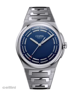 Czapek Antarctique Dark Sector Cosmic Blue Titanium Watch