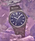 Czapek Antarctique Afterglow purple stainless steel watch
