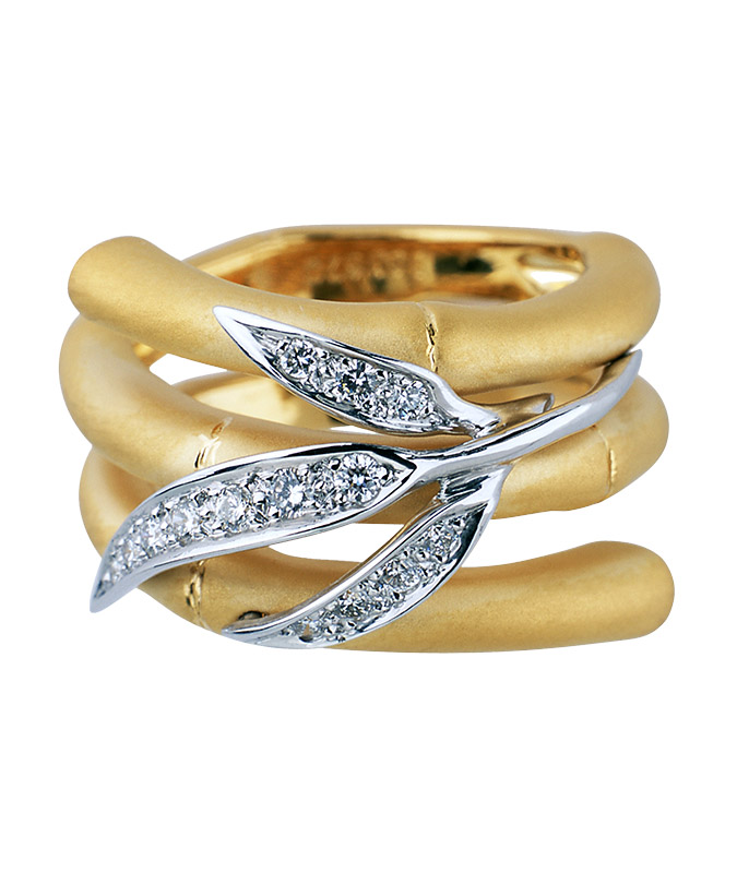 Zen Maxi Bambú Ring | CARRERA Y CARRERA | CELLINI JEWELERS