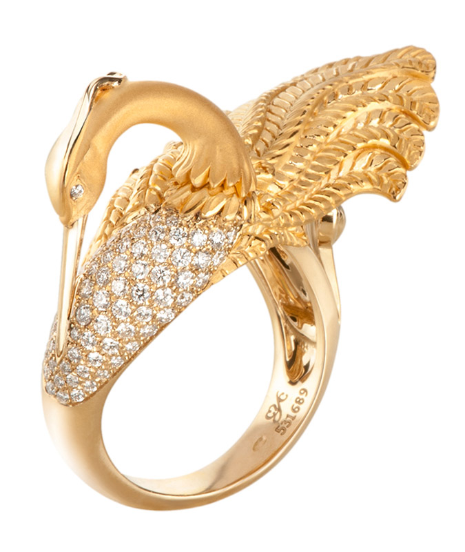 Garzas Medium Ring | CARRERA Y CARRERA | CELLINI JEWELERS