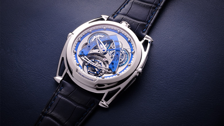 De Bethune DB28 Steel Wheels Sapphire Tourbillon