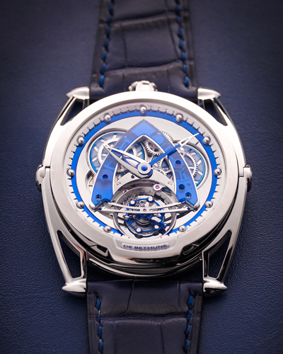 De Bethune DB28 Steel Wheels Sapphire Tourbillon