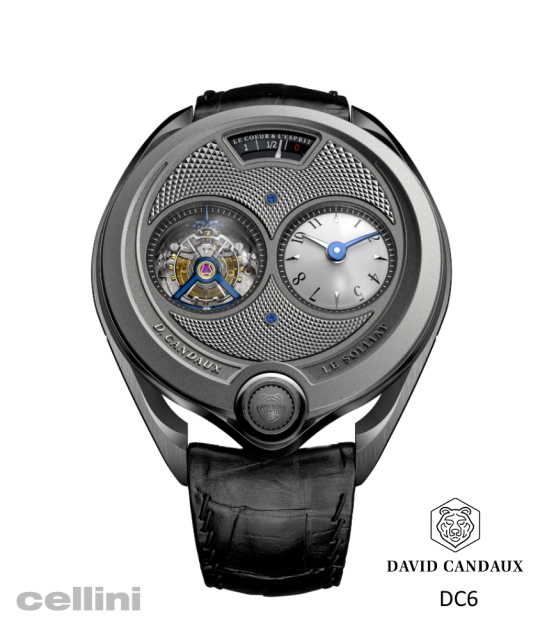 David Candaux DC6 Half Hunter Titanium Watch