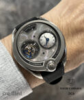 David Candaux DC6 Half Hunter Titanium Watch