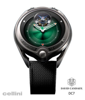 David Candaux DC7 Titanium Green Watch