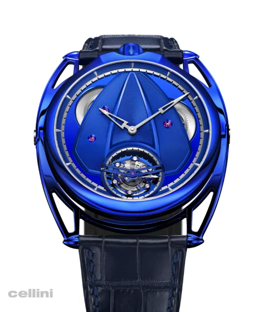 Debethune DB28xs Kind of Blue Tourbillon Titanium Watch