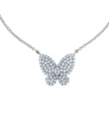 Demasso White Gold Butterfly Pendant 1GA0270205-2