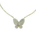 Demasso Yellow Gold Butterfly Pendant 1GA0270205-1