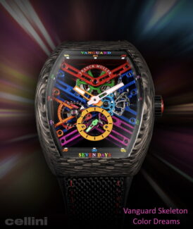 FRANCK MULLER - Vanguard Skeleton Color Dreams - Front