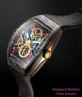 FRANCK MULLER - Vanguard Skeleton Color Dreams - Front