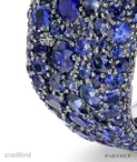 Fabergé - Emotion White Gold Blue Sapphire Grand Ring