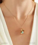 Fabergé Essence Rose Gold Green Lacquer Frog Surprise Locket