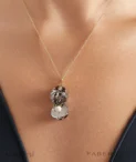 Fabergé Heritage White Gold Diamnond teal guilloche enamel snowflake surprise locket
