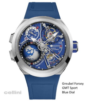 GF GMT Sport Blue Dial Blue Strap