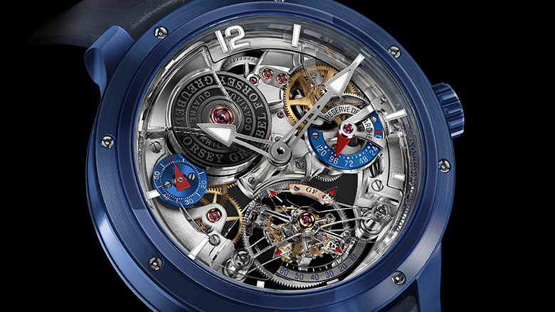 Greubel Forsey Double Tourbillon 30° Technique Blue Ceramic