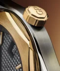 Girard Perregaux Laureato Fifty gold watch