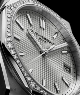 Girard-Perregaux Laureato FIFTY 36mm Stainless Steel and Diamond Watch