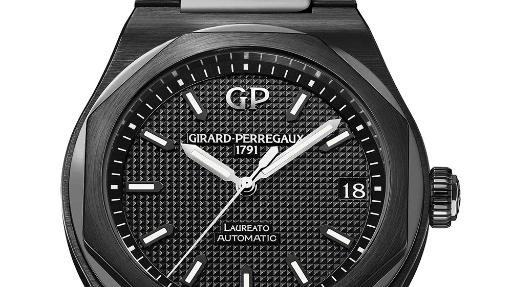 The Black Ceramic Laureato from Girard-Perregaux