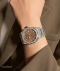 Girard-Perregaux Laureato 38mm copper with diamonds