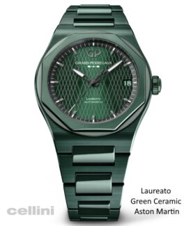 Girard-Perregaux Laureato Green Ceramic Aston Martin