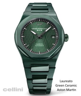 Girard-Perregaux Laureato Green Ceramic Aston Martin