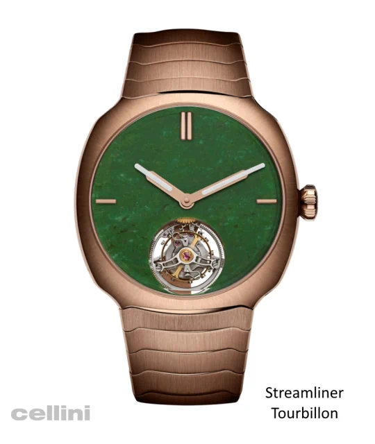 H.Moser STREAMLINER Tourbillon Wyoming JADE 6804-0406 Watch