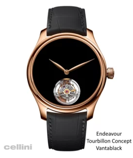 H.Moser & Cie. ENDEAVOUR TOURBILLON Concept Vantablack Watch
