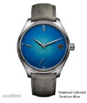 H.Moser Perpetual Calendar Tantalum Blue