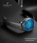 H.Moser Perpetual Calendar Tantalum Blue