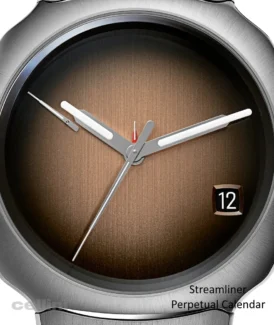 Streamliner Perpetual Calendar Concept Smoked Salmon Watch