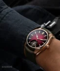 HMoser Pioneer Tourbillon Burgundy_3805-0400- gold watch
